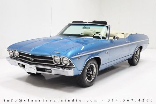 1969 chevrolet chevelle ss convertible - 396 350 hp v8, factory, a/c, &amp; more!