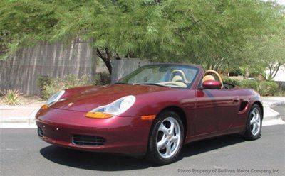 1999 porsche boxster 60,271 miles bought new in sunny arizona carfax certified