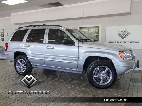 2004 jeep grand cherokee overland 4wd navi htd sts moonroof 2~tone 1~owner