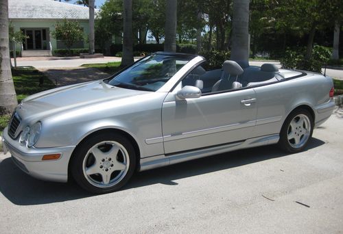 Mercedes benz clk430 amg package convertible fl owned low miles heated seats