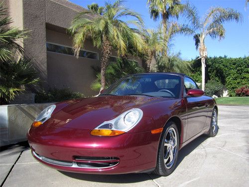 1999 porsche 911 carrera cabriolet - very low mileage, from southern california