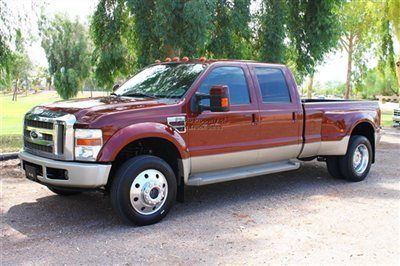 King ranch 6.4 l power stroke diesel dually 4x4 loaded with navigation moonroof