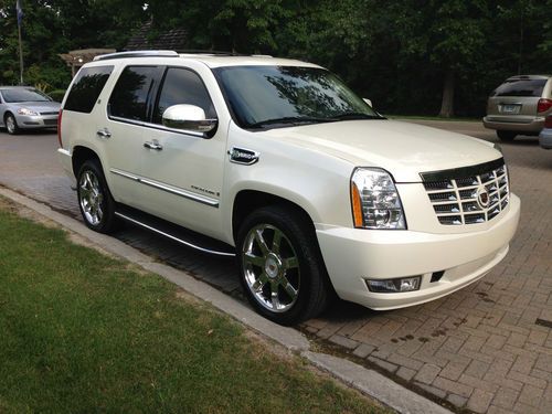 2009 cadillac escalade hybrid!! 50k miles, fully loaded, salvage, no reserve!!!!