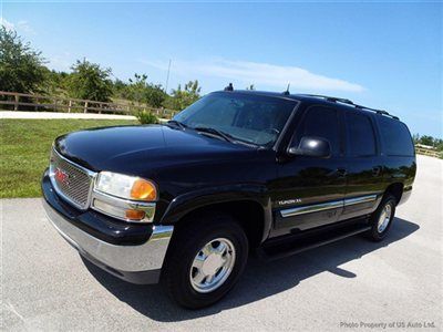 2003 gmc yukon xl slt loaded captains chairs 3rd row one owner  dealer serviced