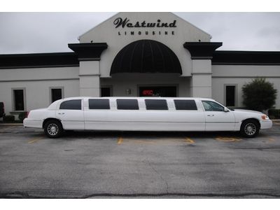 Limo, limousine, lincoln, town car, 1998, low miles, super stretch, mega, luxury