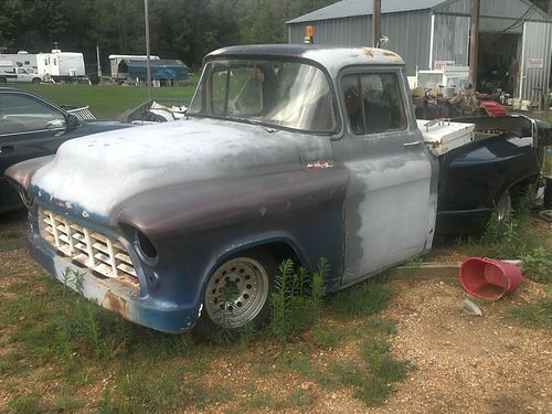 1956  chevy  swb truck   project  -v8-  1955-1956-1957