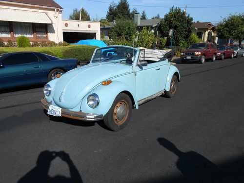 1970 vw beetle convertible california car electric/battery conversion project