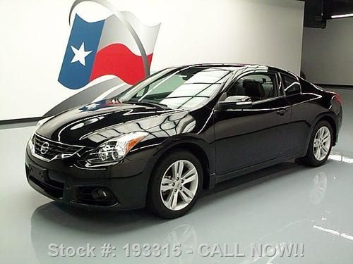2010 nissan altima 2.5 s coupe sunroof htd leather 23k texas direct auto