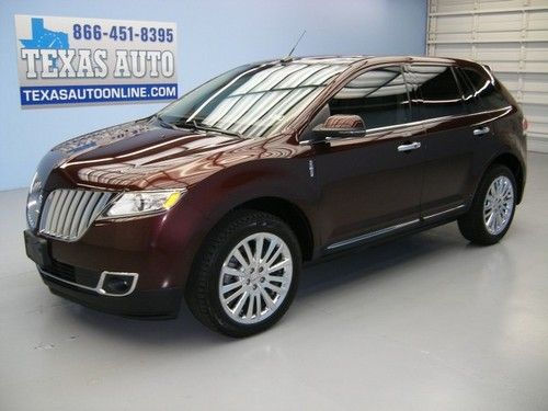 We finance!! 2012 lincoln mkx pano roof nav heated leather sync 1 own texas auto
