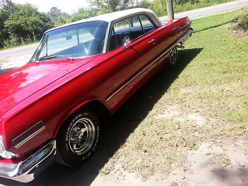 1963 chev impala 2door hardtop red white top, US $14,000.00, image 14
