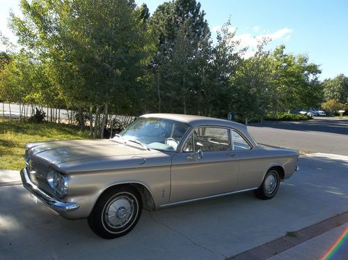 All original gold 1961 chevrolet corvair monza 900 with 4 speed manual