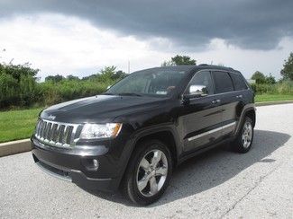 Jeep grand cherokee overland navigation leather heated seats low price clean car