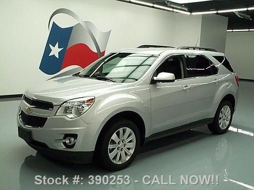 2010 chevy equinox 2lt heated leather rear cam only 70k texas direct auto