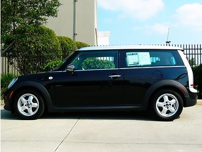 2011 cooper clubman 6 speed manual 1tx owner clean leather cd player home link