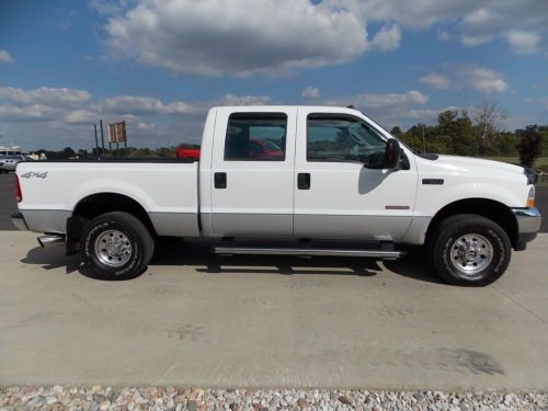 2004 ford f-250 crew cab shortbed powerstroke 156k miles 4x4 "video" no reserve!