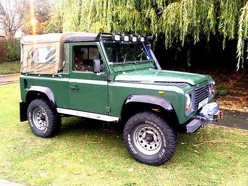 Very fine 1986 land rover defender diesel free shipping included in price