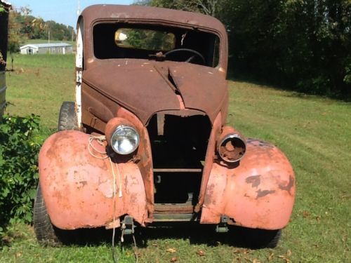 1937 chevy pickup body on rolling chasis