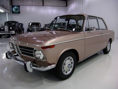 1968 bmw 2002 coupe, matching #&#039;s engine! 4-speed manual, original spare &amp; jack!