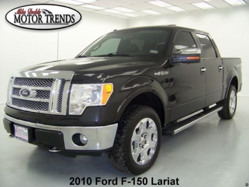 4x4 49k lariat navigation chrome wheels leather heated ac seats 2010 ford f-150
