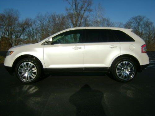 2010 ford edge limited awd leather pano roof one owner 13,012 miles clean carfax