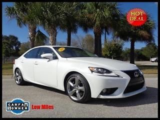 2014 lexus is 350 navigation premium package blind spot monitor &amp; more! $ave