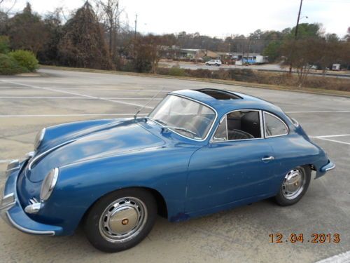 Porsche 356c 1965 sunroof, california car, runs great, solid, videos!!