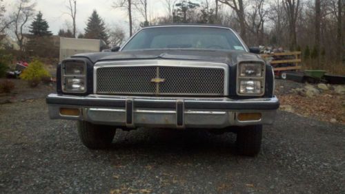 1977chevy elcamino classic triple black 350 motor and a 350 trans
