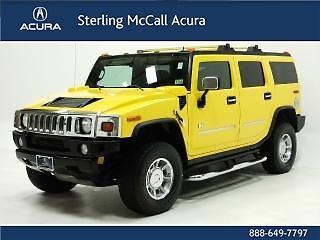 2005 hummer h2 4wd suv loaded leather heated seats third row cd bose on star!