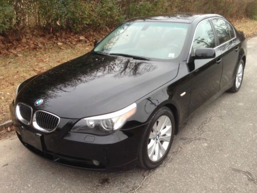 2005 bmw 545i sedan at v8 4.4l 112,264 miles chestnut interior