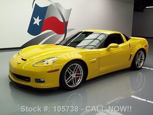 2007 chevy corvette z06 ls7 505 hp 6-speed nav hud 28k! texas direct auto