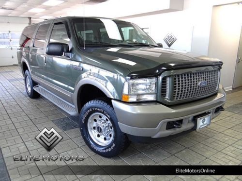 2004 ford excursion 4wd eddie bauer edition rear dvd two tone leather fresh trad