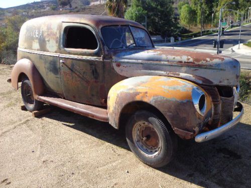 1940 ford sedan delivery unrestored--these are awesome when restored.