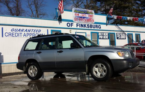 2002 subaru forester l series/ maryland inspected/ 3 month/4,500 mile warranty