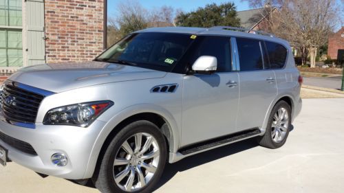 2011 infiniti qx56 with warranty upgraded 22&#039;&#039; wheels clear title
