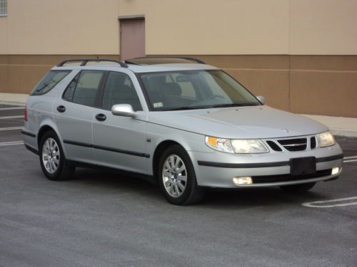 2003 saab 9-5 linear turbo wagon low 56k miles two owner non smoker no reserve!