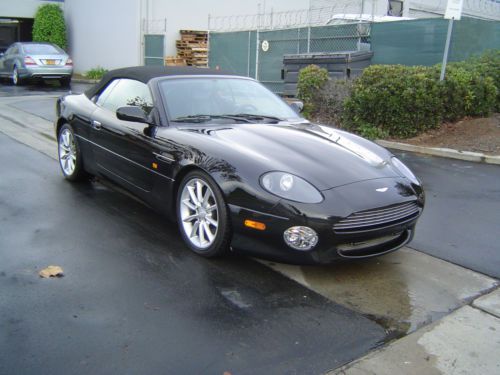 Db7 convertible, balck on black with rare 6 speed manual transmission