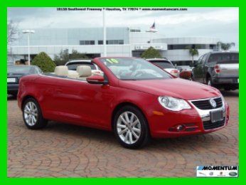 2010 volkswagen eos convertible 12k miles*leather*1owner clean carfax*we finance