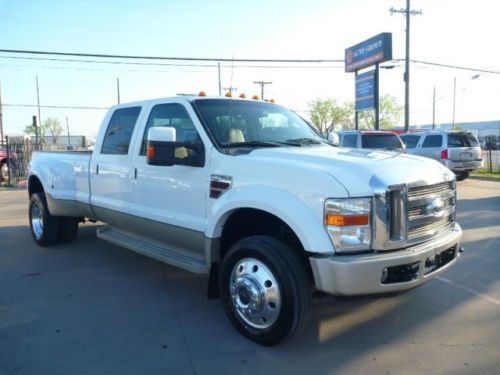 2008 ford f-450 crew cab king ranch diesel 4x4 sunroof we finance dodge service