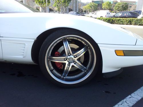 White corvette, great engine, good body, needs new carpet and seat covers