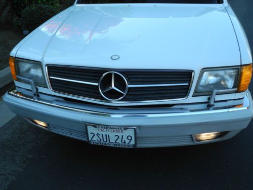 1990 560sec mercedes benz- never offered before-private party-2nd owner 18 yrs