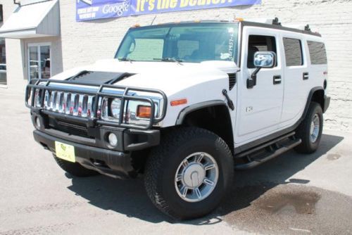 03 hummer h2 85k mi 4wd power sunroof air suspension assist steps heated seats