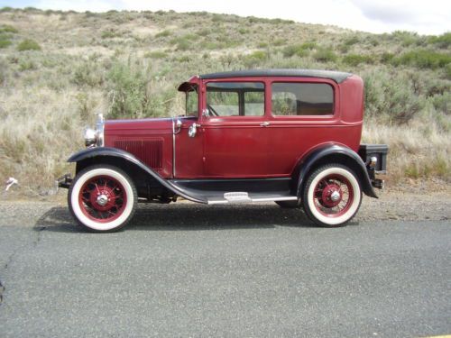 1931 ford model a sedan tudor 2 door