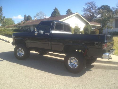 1979 chevy silverado c/k 1500 4x4, fleetside shortbed, 4" rancho lift, 33" tires