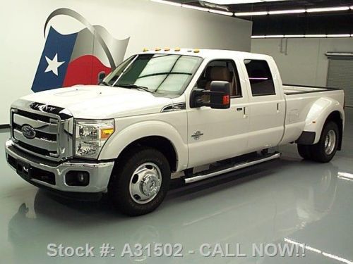 2014 ford f-350 lariat crew diesel dually nav long bed! texas direct auto