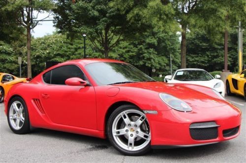 2008 porsche cayman -guards red/ sand beige, manual, heated seats, clean!!