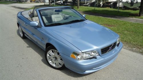2004 volvo c70 lt sport convertible palm beach car low miles full power must see