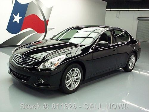 2012 infiniti g25 journey sedan htd seats rear cam 27k texas direct auto