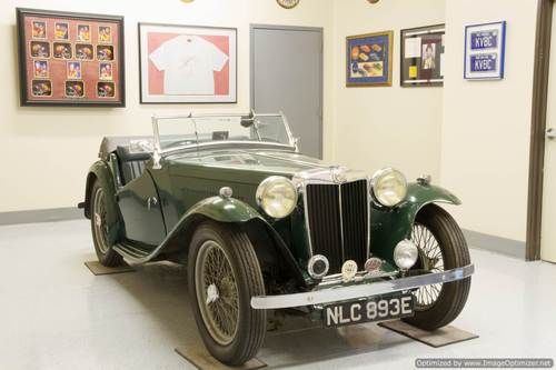 1948 mg tc convertible roadster british racing green all proceeds go to charty!!