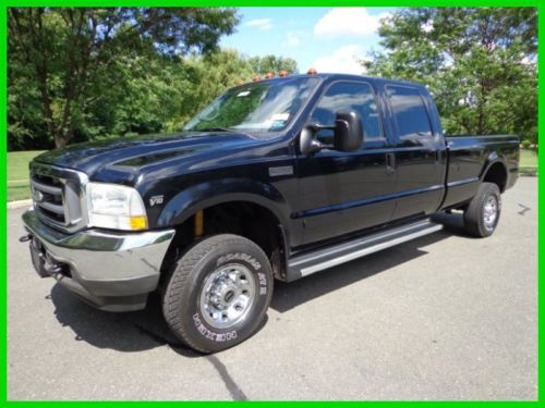 2002 ford f-350 xlt crew cab 4x4 pickup one owner clean carfax no reserve