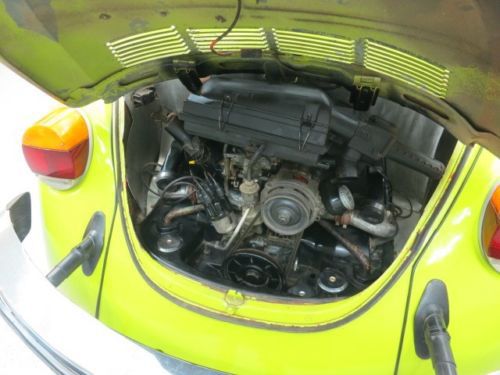 1974 V.W. Super Beetle Conv. 4 spd.* fresh, rebuilt engine / 4 spd. trans NICE !, image 26